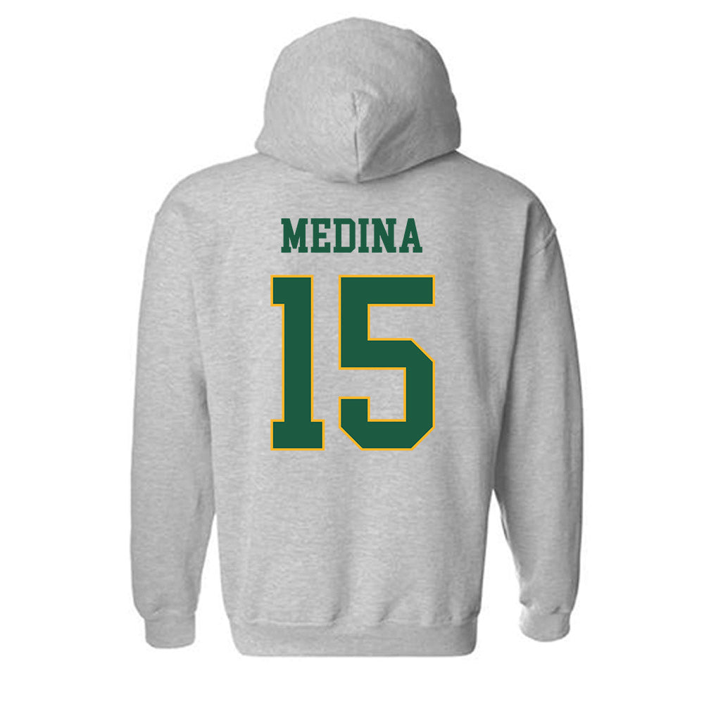 USFCA - NCAA Men's Soccer : Adrian Medina - Classic Shersey Hooded Sweatshirt-1