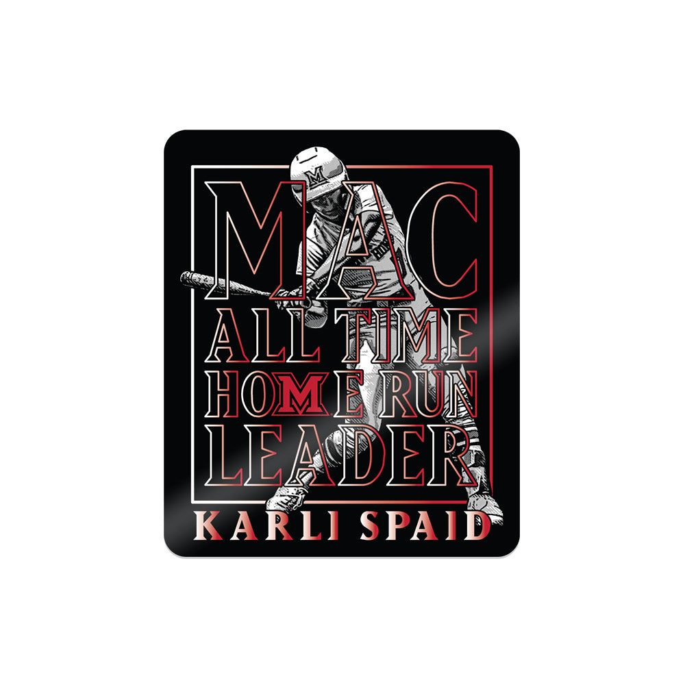 Miami of Ohio - NCAA Softball : Karli Spaid - Individual Caricature Sticker