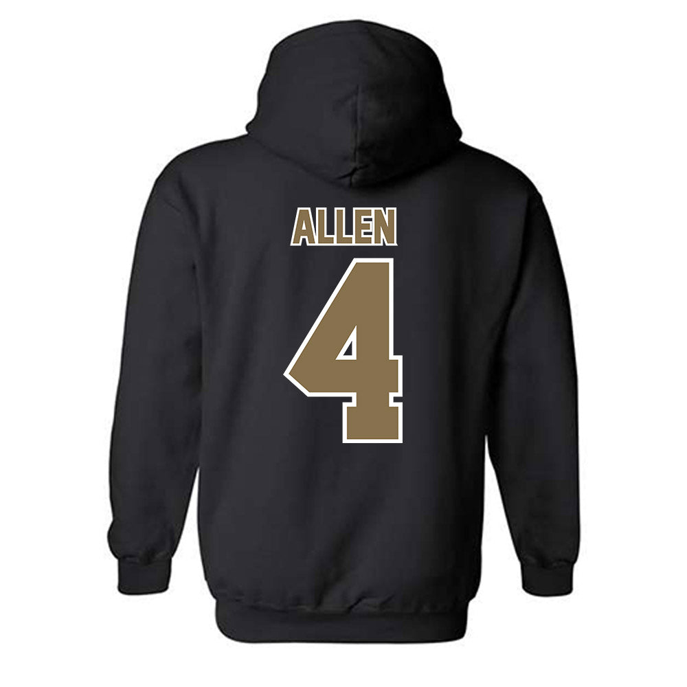 Bryant - NCAA Men's Basketball : Quincy Allen - Classic Shersey Hooded Sweatshirt-1