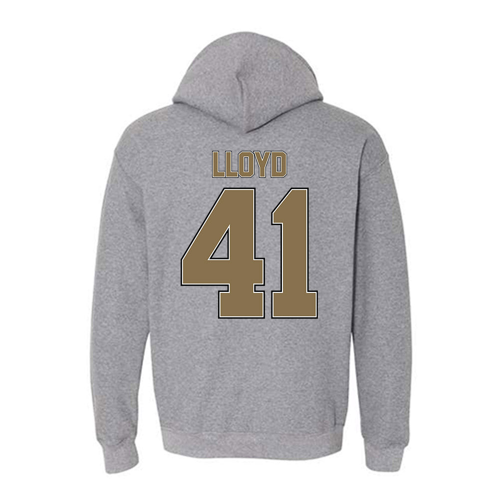 Bryant - NCAA Men's Lacrosse : Kijana Lloyd - Classic Shersey Hooded Sweatshirt-1