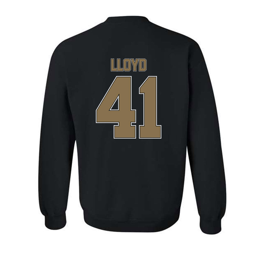 Bryant - NCAA Men's Lacrosse : Kijana Lloyd - Classic Shersey Crewneck Sweatshirt-1