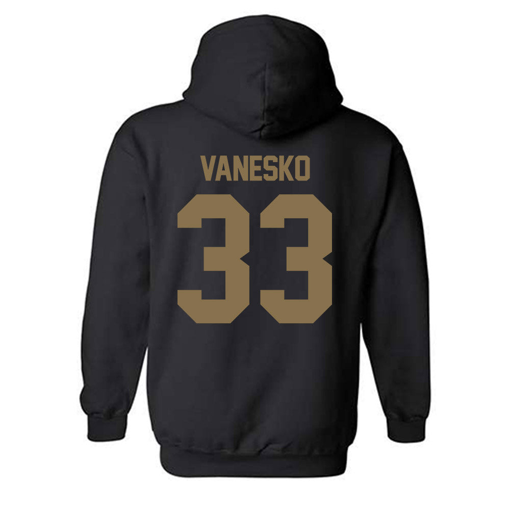 Bryant - NCAA Baseball : Jackson Vanesko - Classic Fashion Shersey Hooded Sweatshirt-1