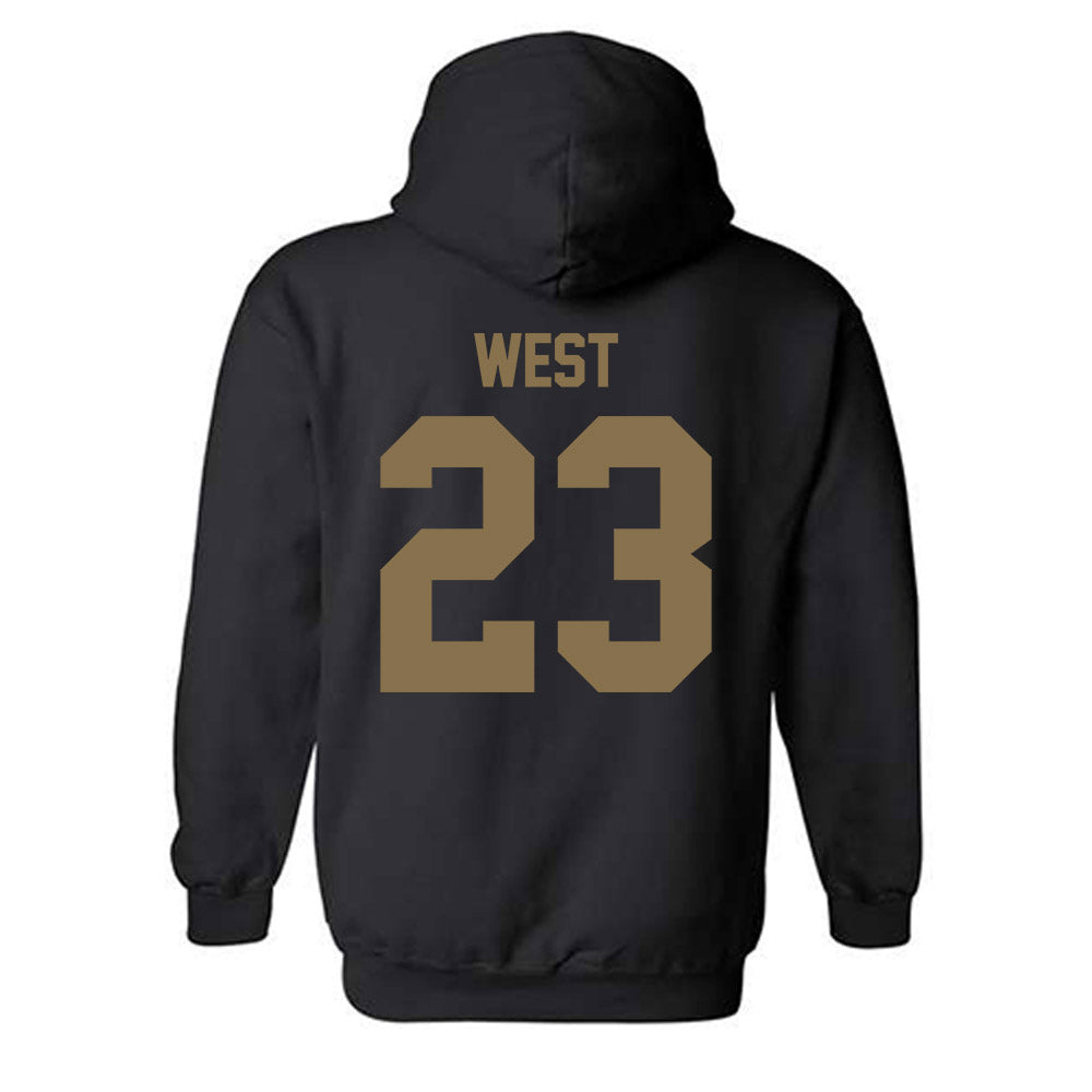 Bryant - NCAA Softball : Alissa West - Classic Fashion Shersey Hooded Sweatshirt-1