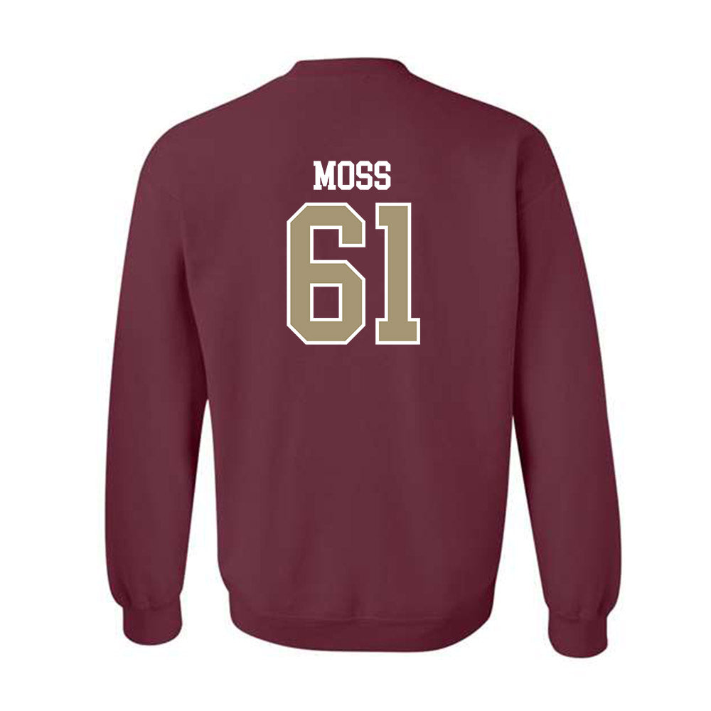 Lafayette College - NCAA Football : Parker Moss - Classic Shersey Crewneck Sweatshirt-1