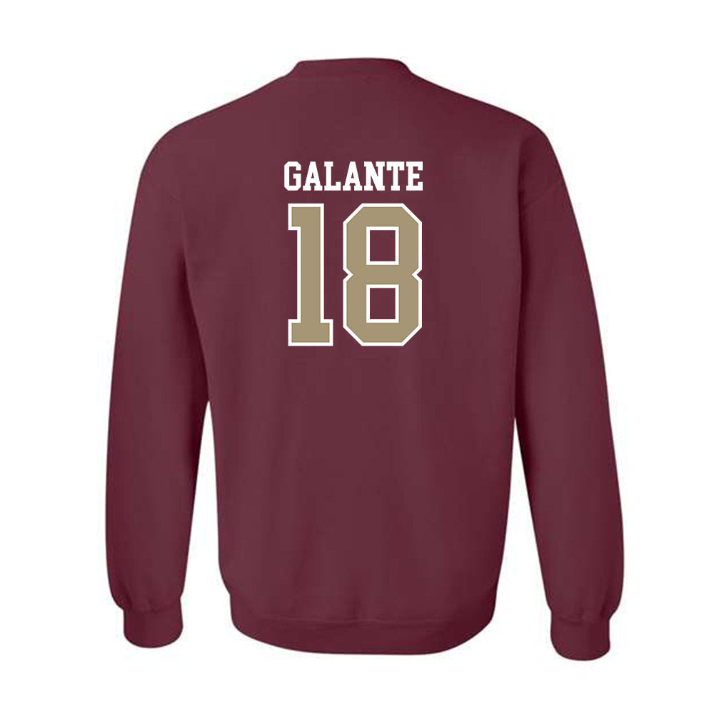 Lafayette College - NCAA Women's Soccer : Mary Claire Galante - Classic Shersey Crewneck Sweatshirt-1