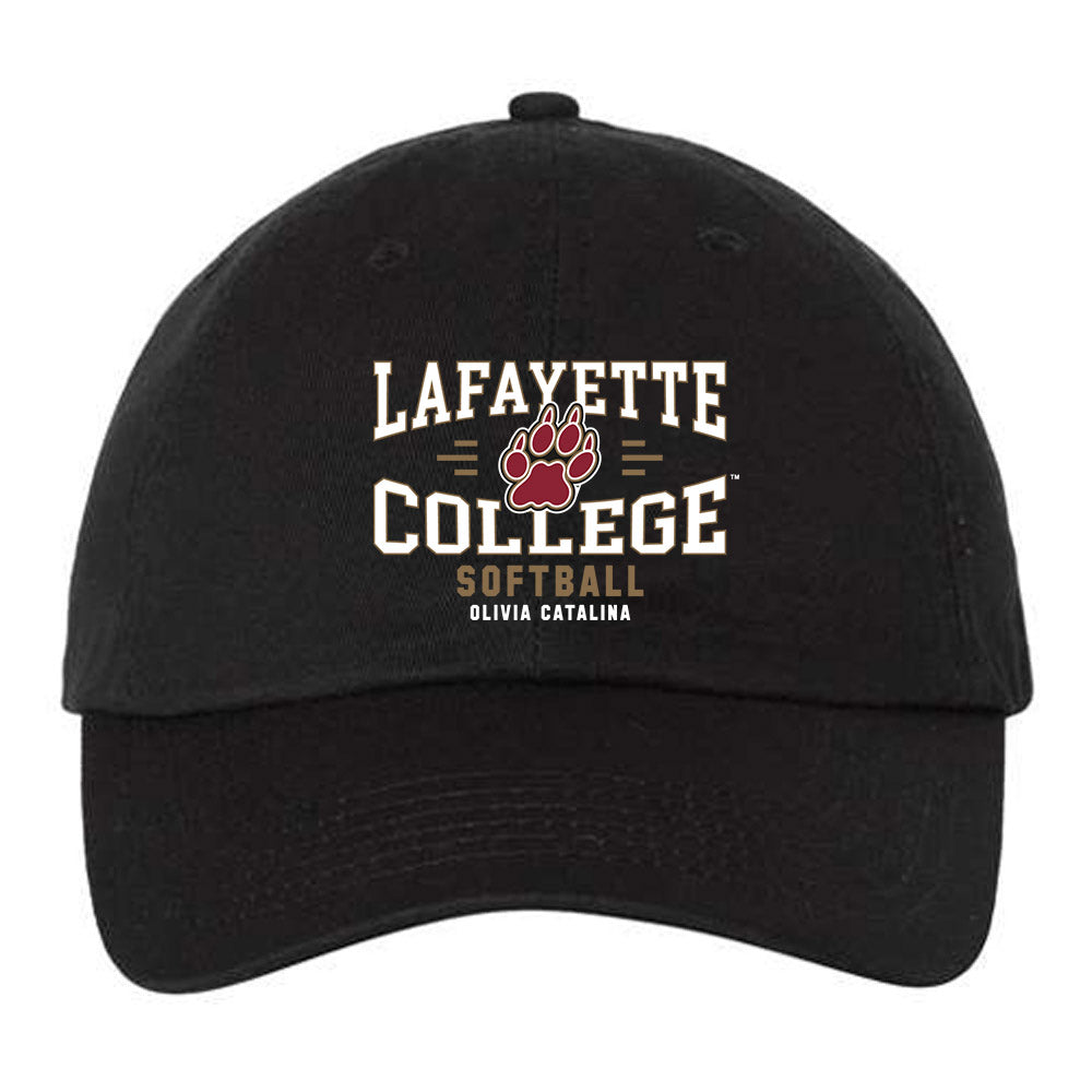 Lafayette College - NCAA Softball : Olivia Catalina - Dad Hat-0
