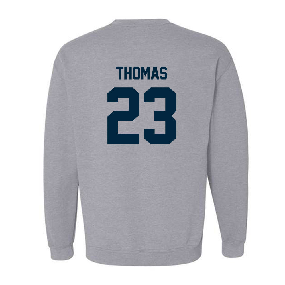 Wyoming - NCAA Football : Jones Thomas - Classic Fashion Shersey Crewneck Sweatshirt-1