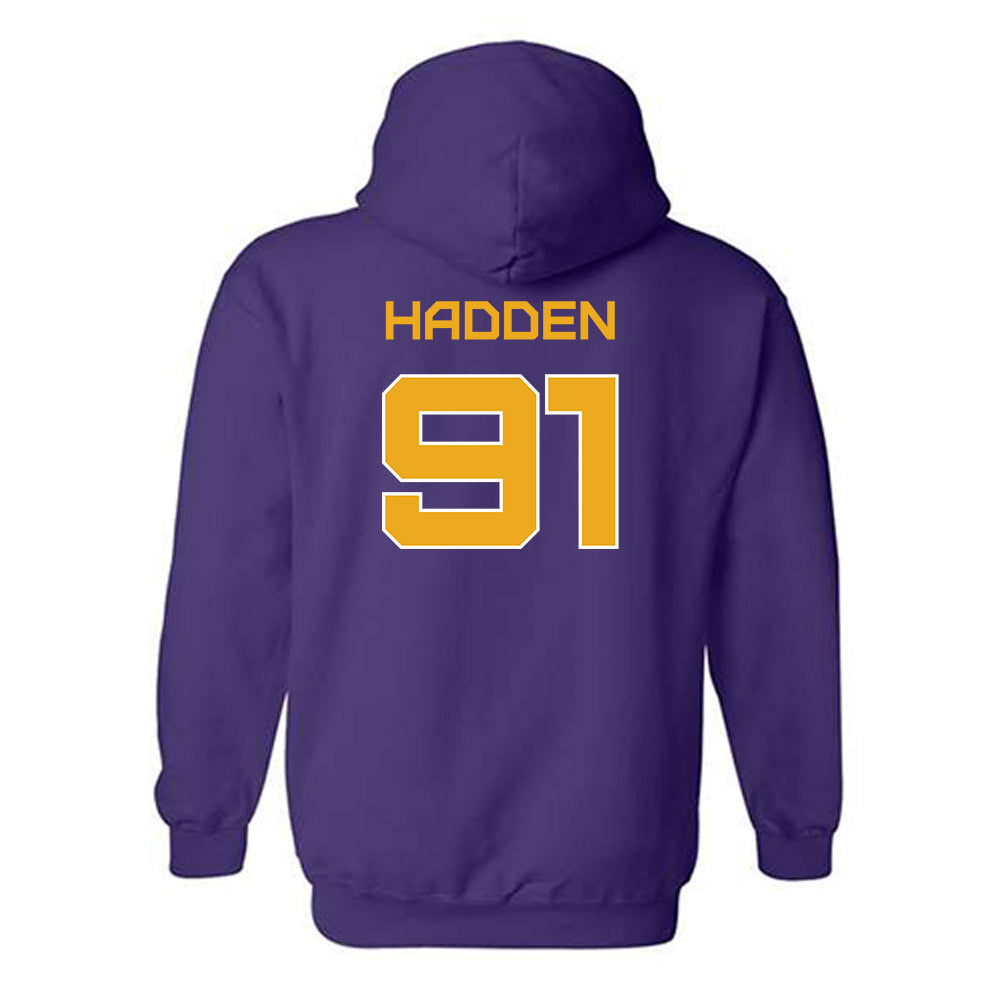 Albany - NCAA Men's Lacrosse : Jack Hadden - Classic Shersey Hooded Sweatshirt-1