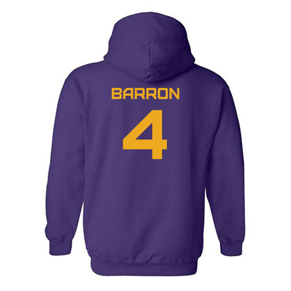 Albany - NCAA Football : Jasiah Barron - Classic Shersey Hooded Sweatshirt-1