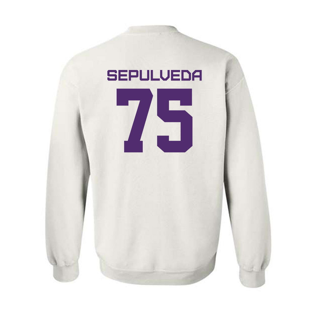 Albany - NCAA Football : Max Sepulveda - Classic Shersey Crewneck Sweatshirt-1