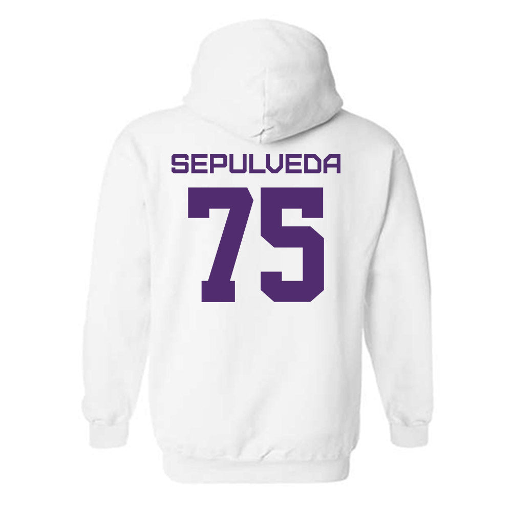 Albany - NCAA Football : Max Sepulveda - Classic Shersey Hooded Sweatshirt-1