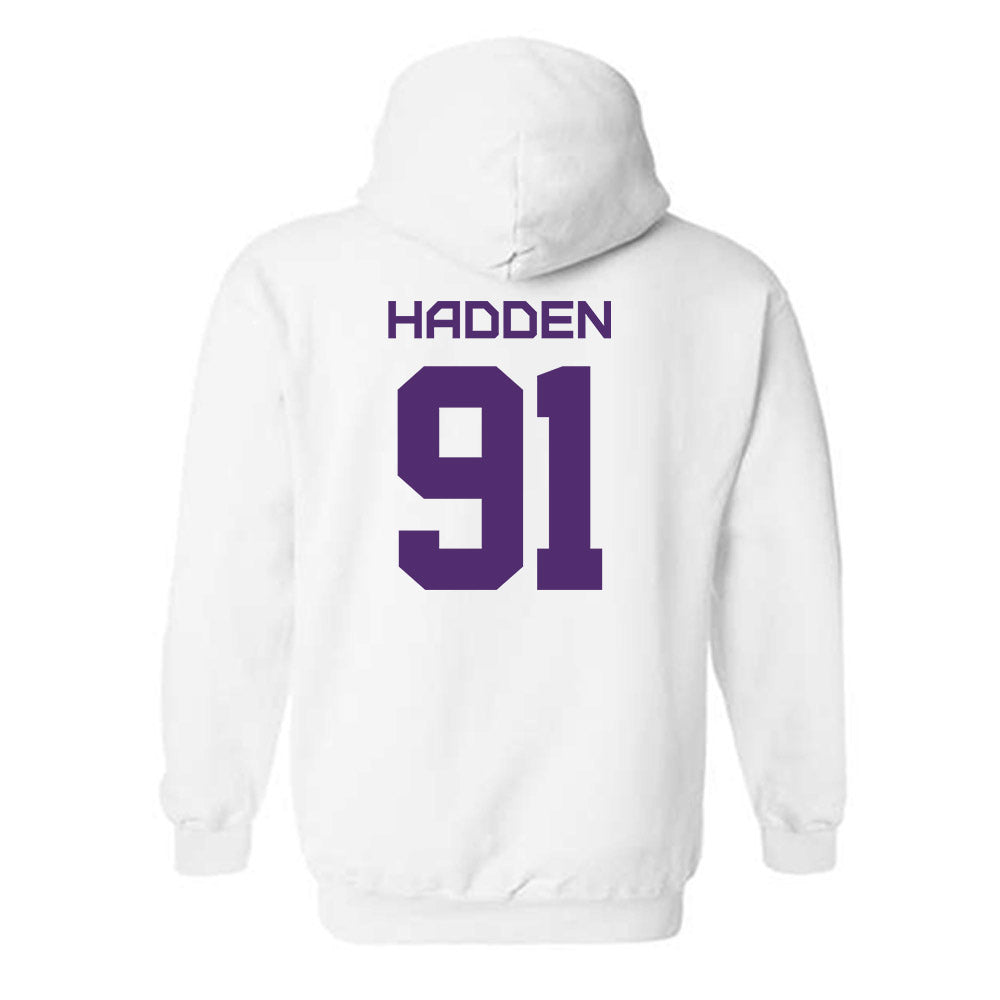 Albany - NCAA Men's Lacrosse : Jack Hadden - Classic Shersey Hooded Sweatshirt-1