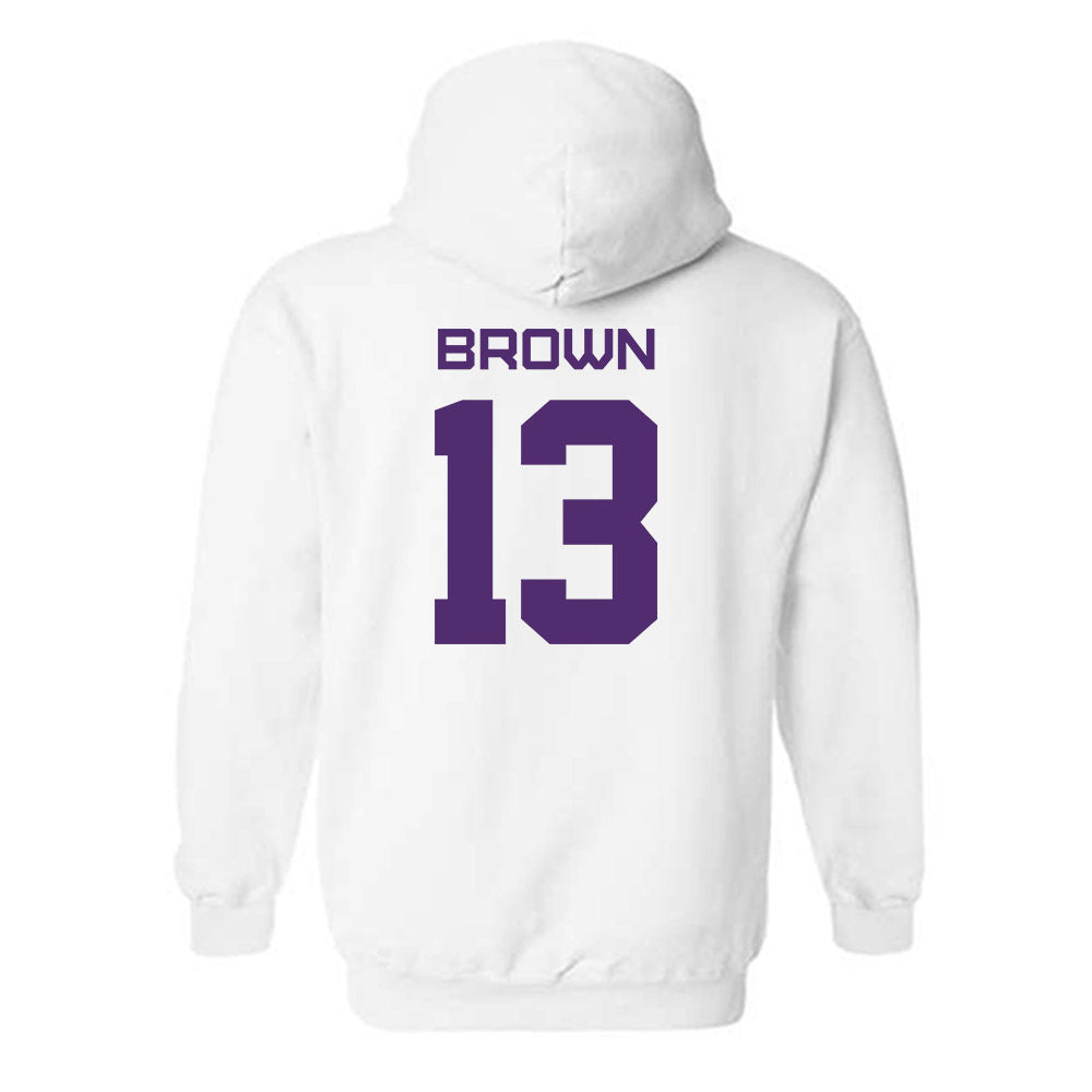 Albany - NCAA Men's Track & Field : Amar Brown - Classic Shersey Hooded Sweatshirt-1