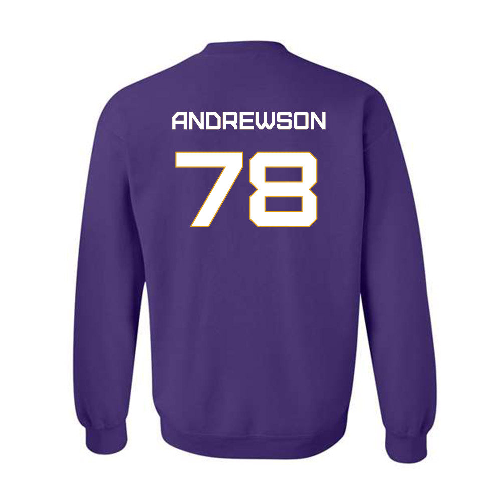 Albany - NCAA Football : Noah Andrewson - Classic Shersey Crewneck Sweatshirt