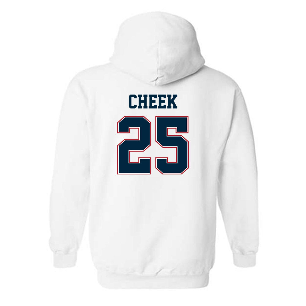 Wyoming - NCAA Football : Brooklyn Cheek - Classic Fashion Shersey Hooded Sweatshirt-1