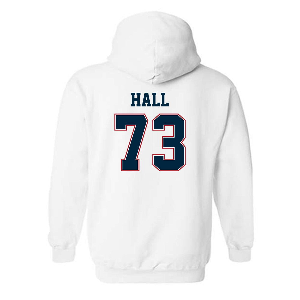 Wyoming - NCAA Football : Caleb Hall - Classic Fashion Shersey Hooded Sweatshirt-1
