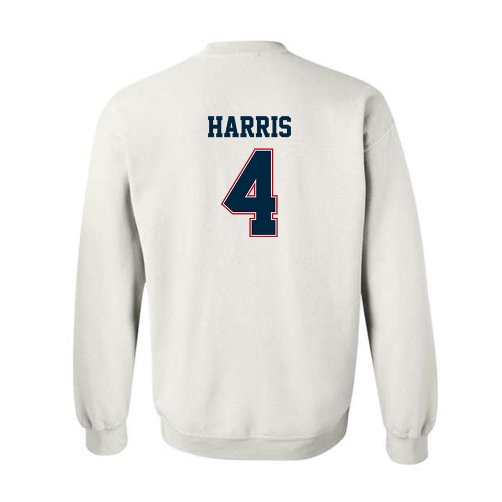 Wyoming - NCAA Football : Damashja Harris - Classic Fashion Shersey Crewneck Sweatshirt-1