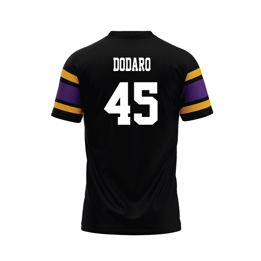 Albany - NCAA Football : John Dodaro - Black Premium Football Jersey