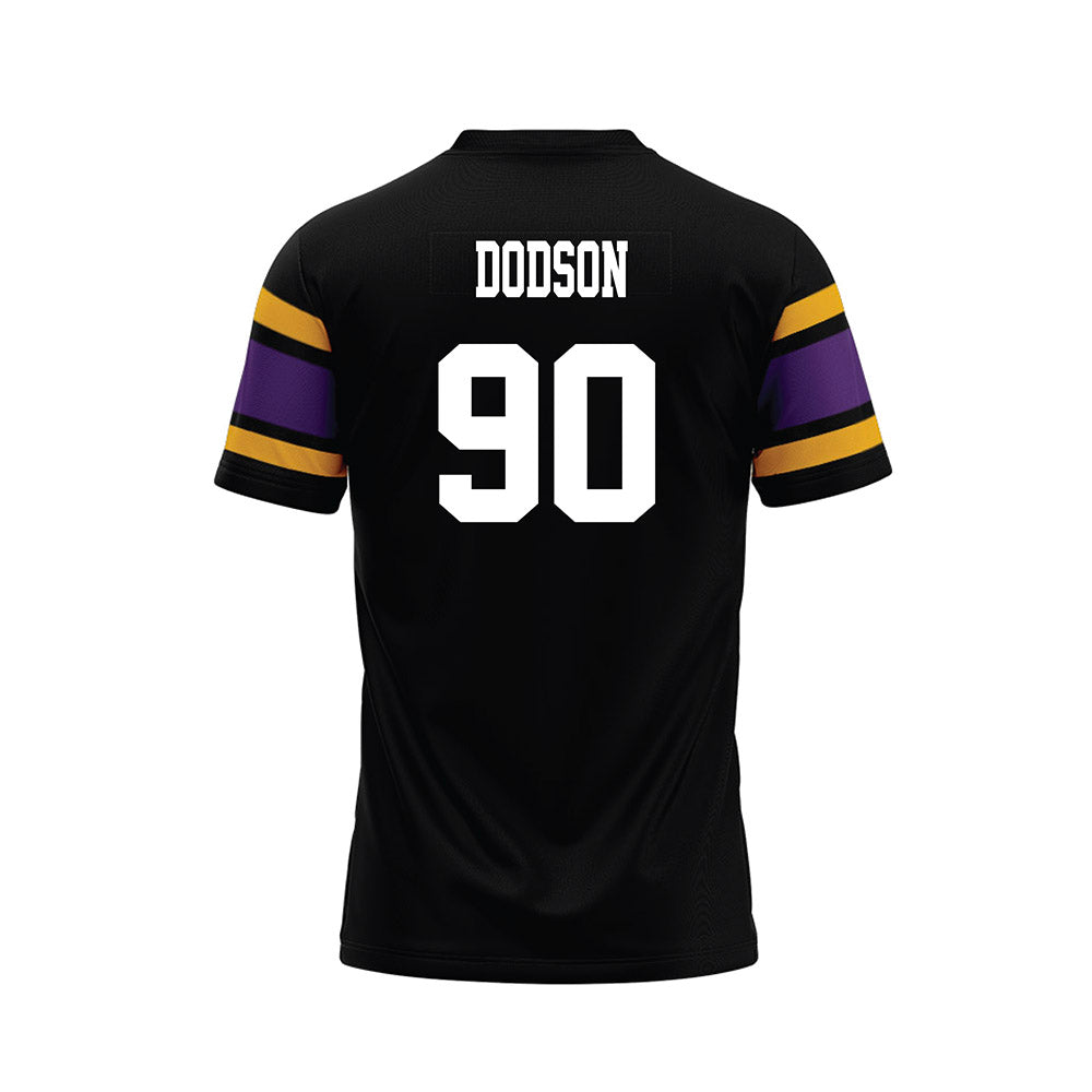 Albany - NCAA Football : Deshon Dodson - Black Premium Football Jersey-1
