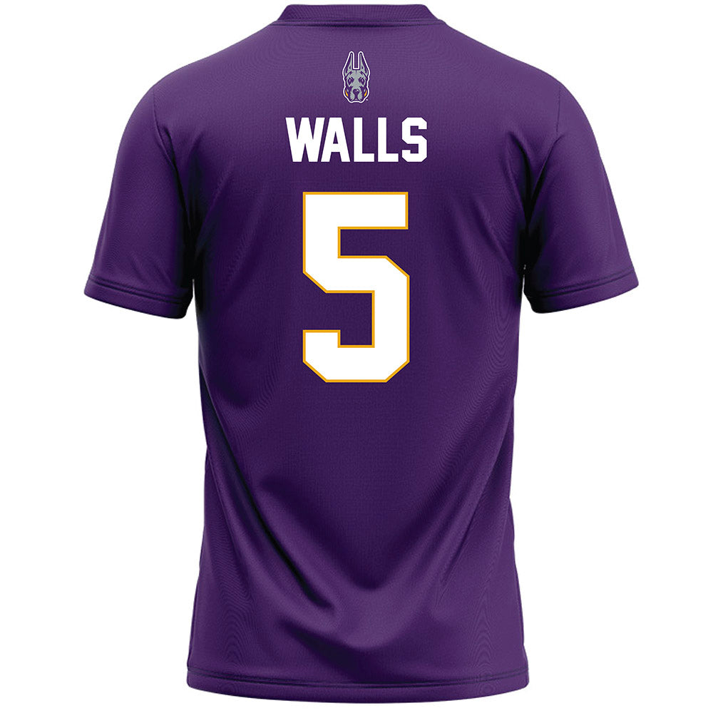 Albany - NCAA Women's Lacrosse : Laura Walls - Purple Lacrosse Jersey-1