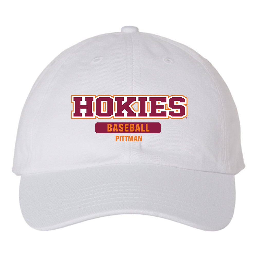Virginia Tech - NCAA Baseball : Cameron Pittman - Dad Hat