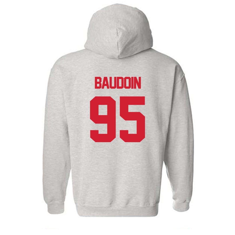 Louisiana - NCAA Football : Maxie Baudoin - Sports Shersey Hooded Sweatshirt-1