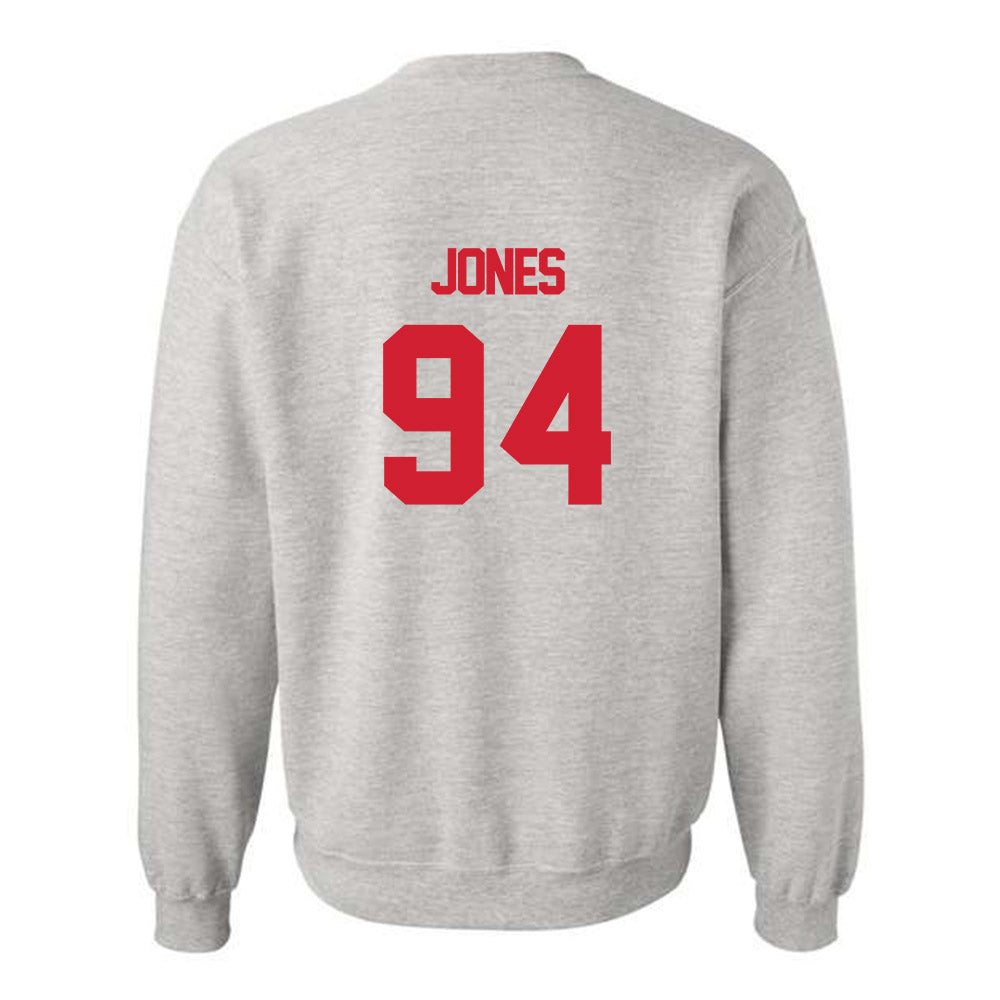 Louisiana - NCAA Football : Timahj Jones - Sports Shersey Crewneck Sweatshirt-1