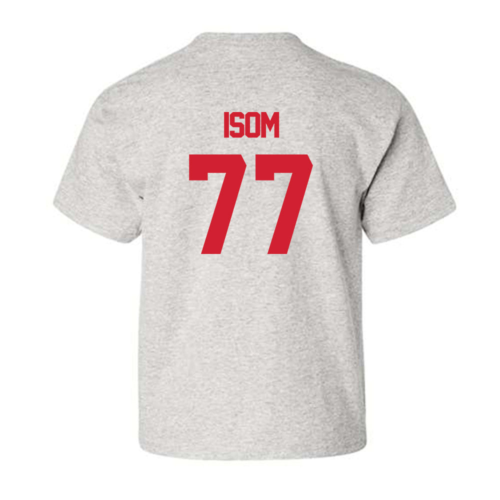 Louisiana - NCAA Football : Jakoby Isom - Sports Shersey Youth T-Shirt-1