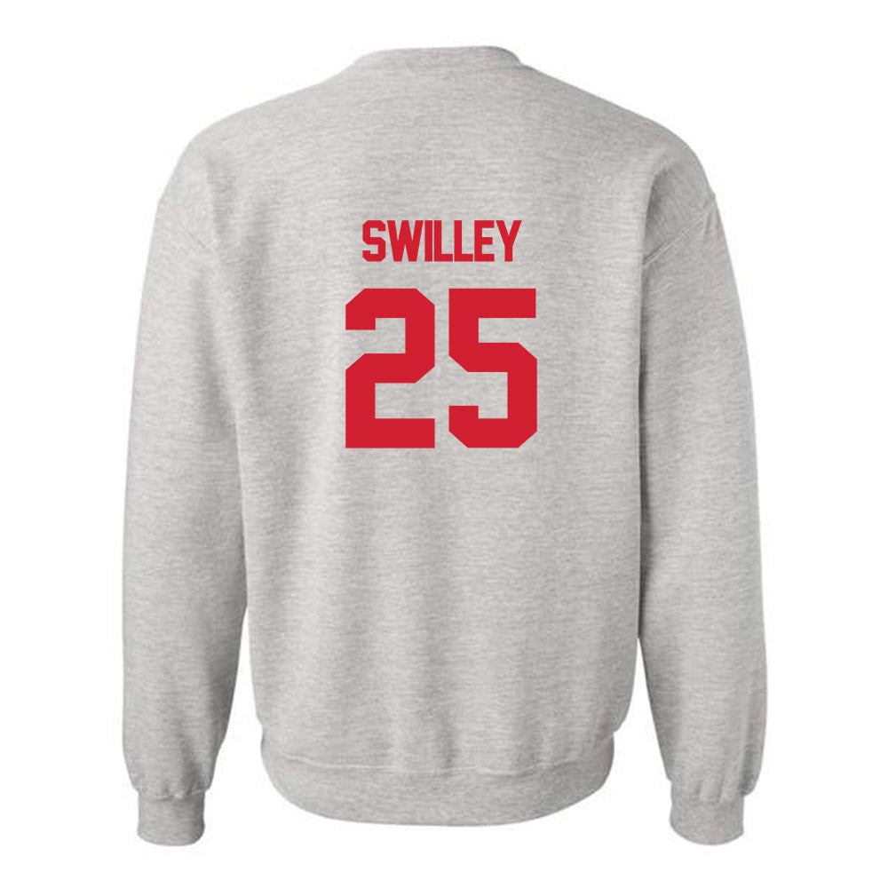 Louisiana - NCAA Football : Hutch Swilley - Sports Shersey Crewneck Sweatshirt-1