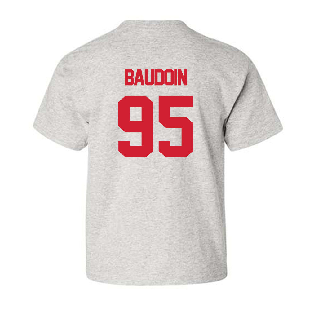 Louisiana - NCAA Football : Maxie Baudoin - Sports Shersey Youth T-Shirt-1