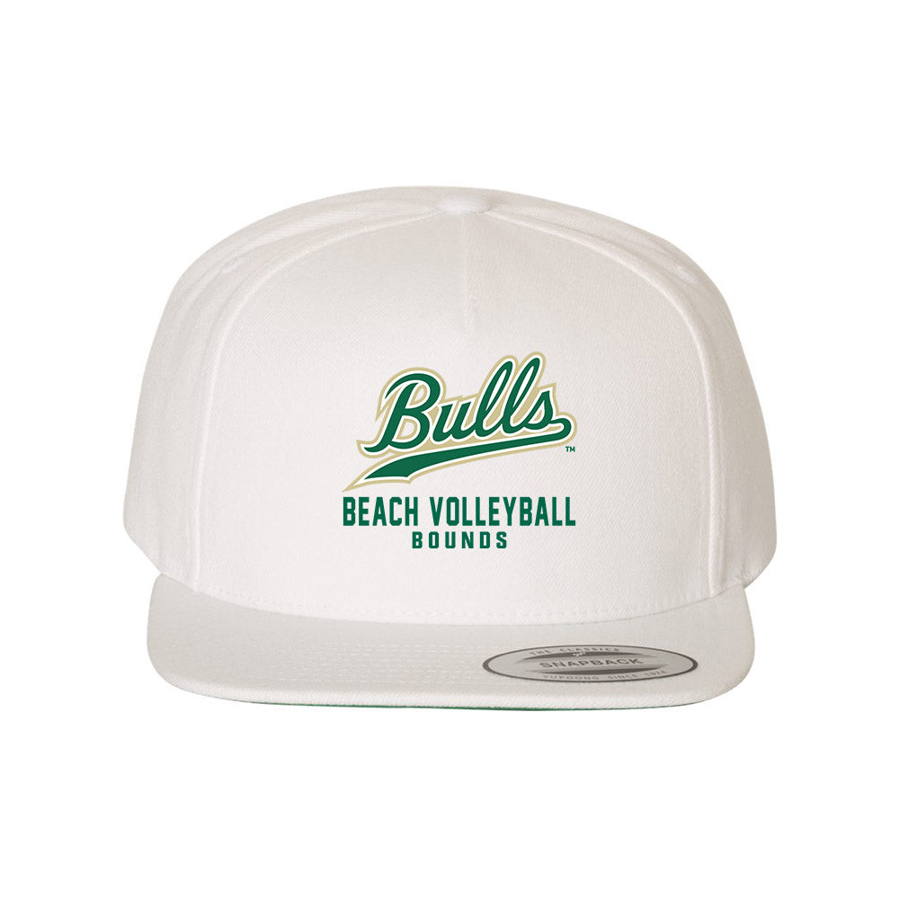 USF - NCAA Beach Volleyball : Addison Bounds - Snapback Hat-0