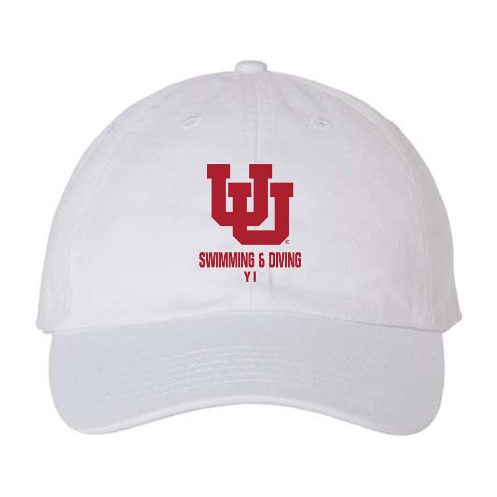 Utah - NCAA Men's Swimming & Diving : Daniel Yi - Dad Hat-0