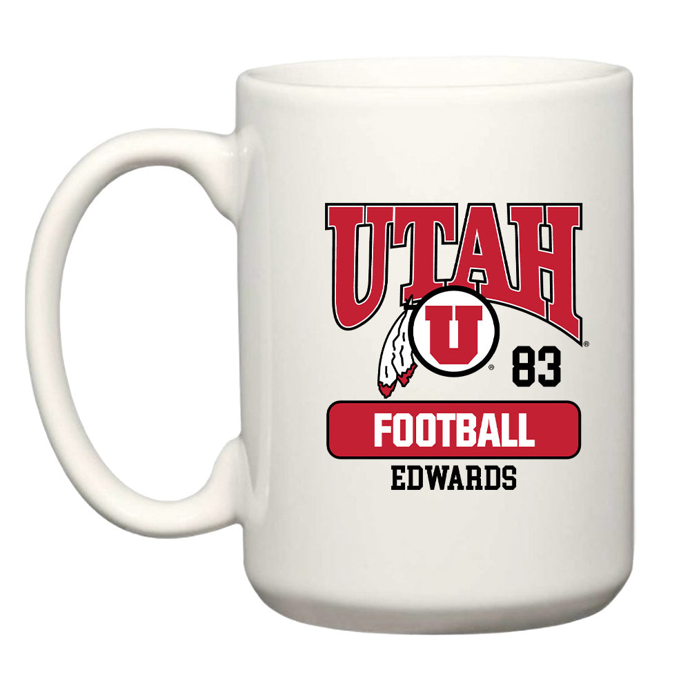 Utah - NCAA Football : Collin Edwards - Coffee Mug