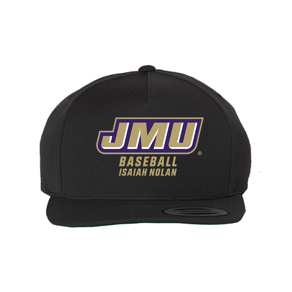 JMU - NCAA Baseball : Isaiah Nolan - Snapback Hat-0