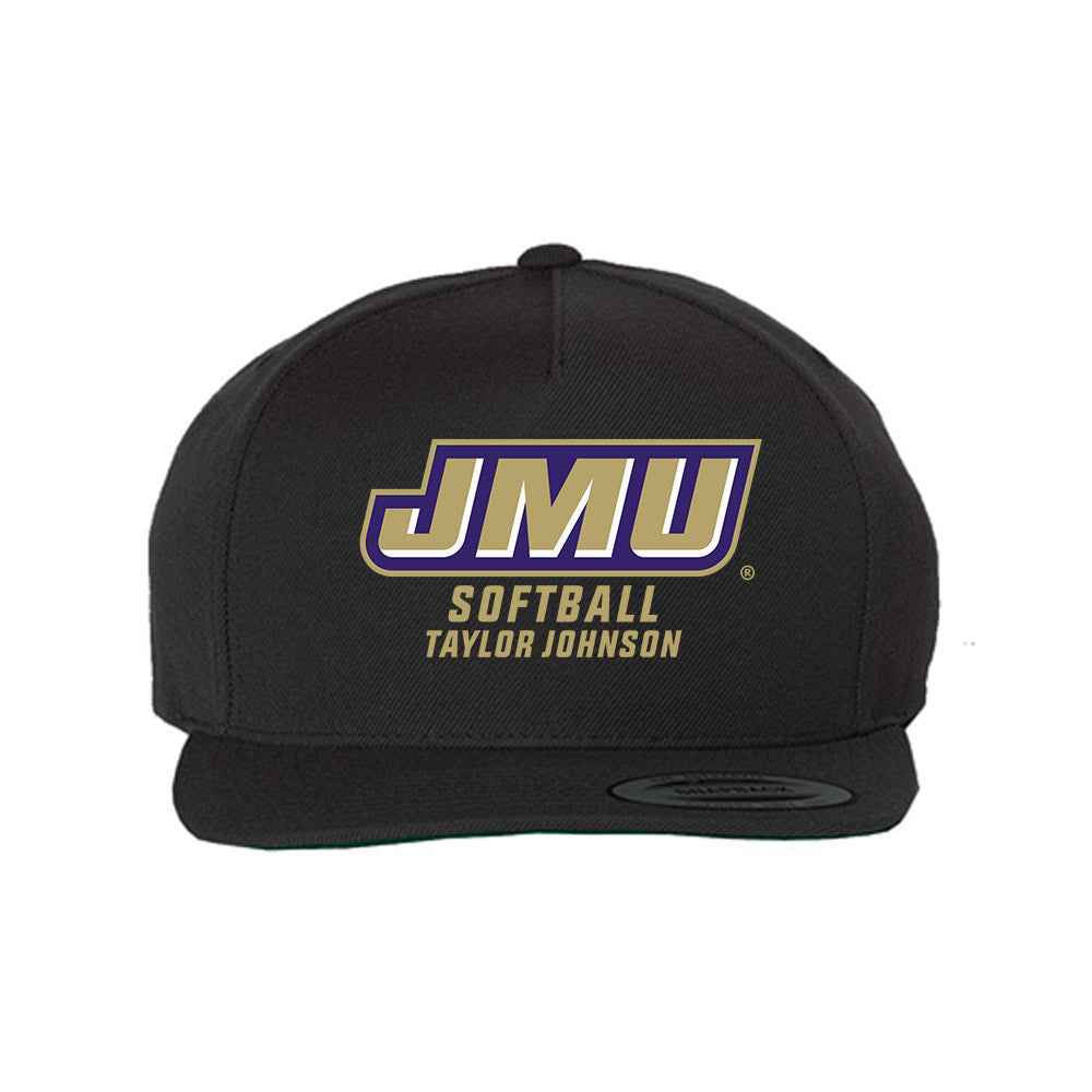 JMU - NCAA Softball : Taylor Johnson - Snapback Hat-0