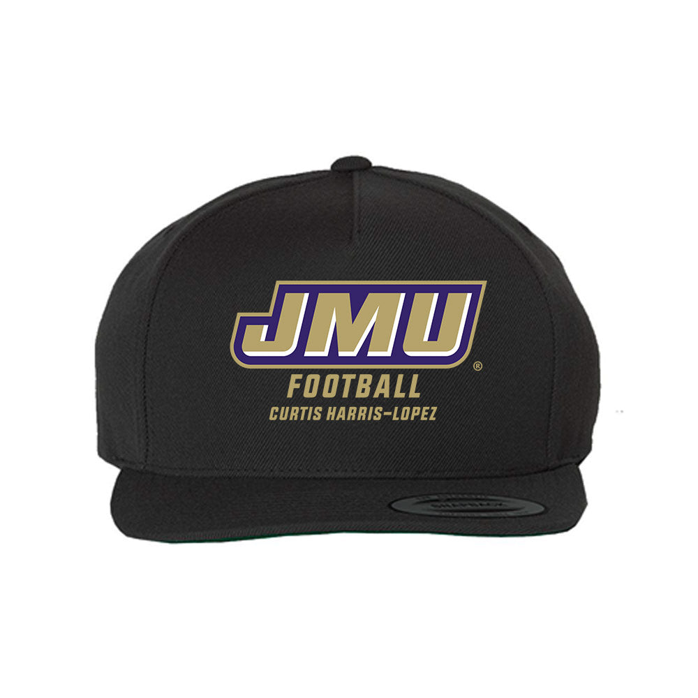 JMU - NCAA Football : Curtis Harris-Lopez - Snapback Hat-0