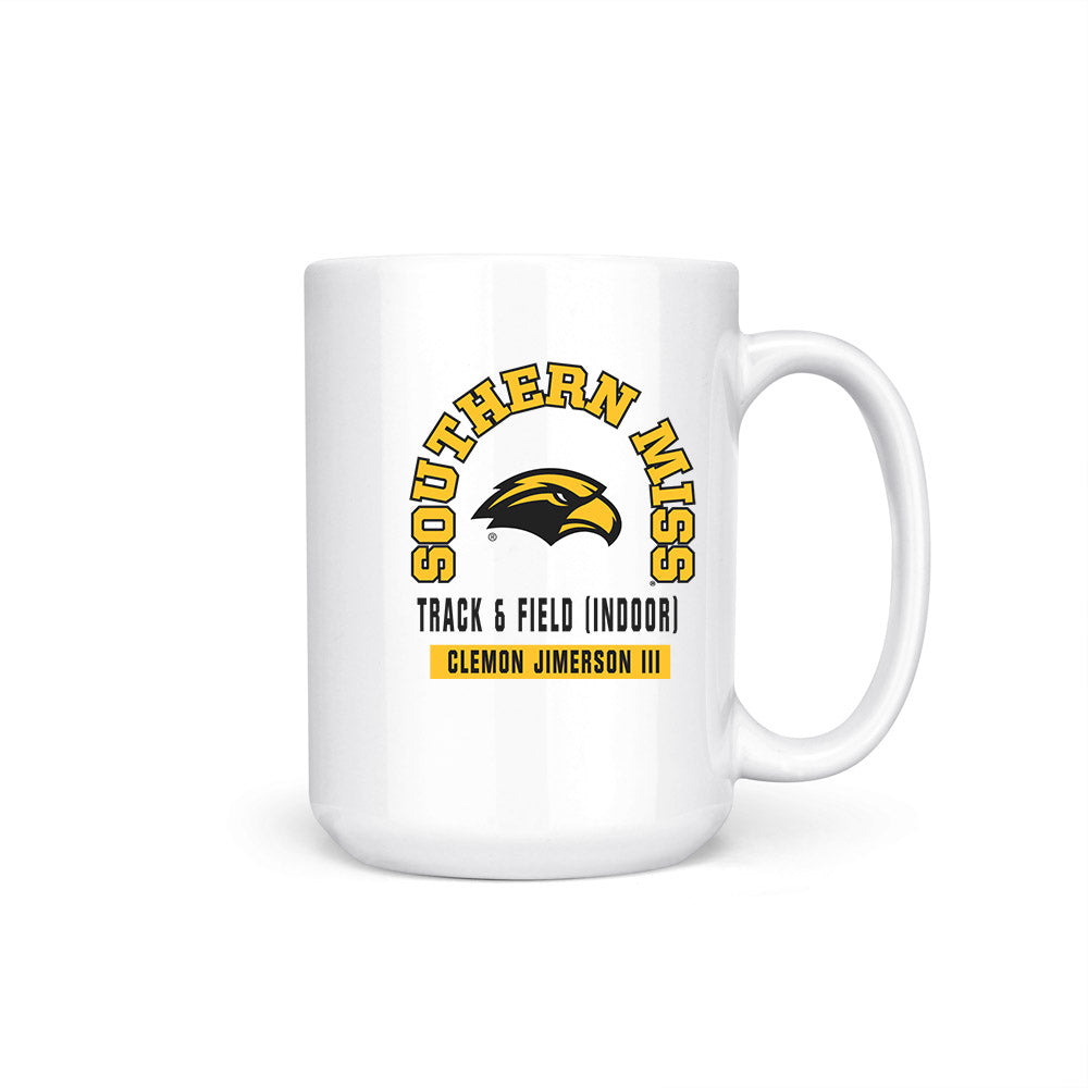 Southern Miss - NCAA Men's Track & Field : Clemon Jimerson III - Coffee Mug-0