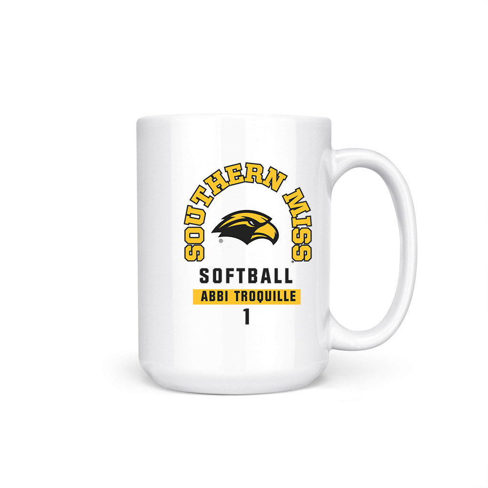 Southern Miss - NCAA Softball : Abbi Troquille - Coffee Mug-0