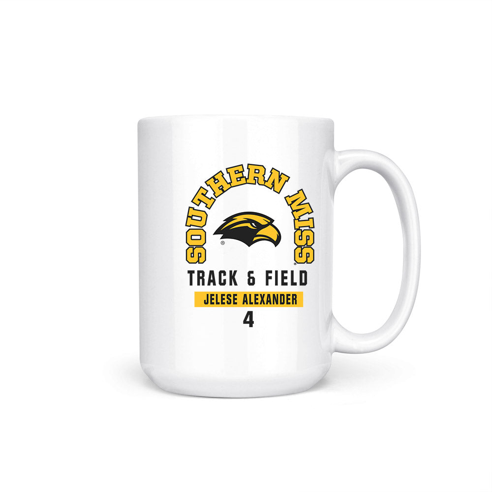 Southern Miss - NCAA Women's Track & Field : Jelese Alexander - Coffee Mug-0