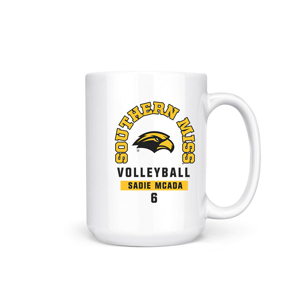 Southern Miss - NCAA Women's Volleyball : Sadie McAda - Coffee Mug-0