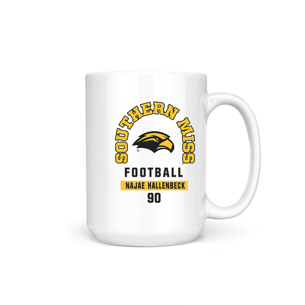 Southern Miss - NCAA Football : Najae Hallenbeck - Coffee Mug-0