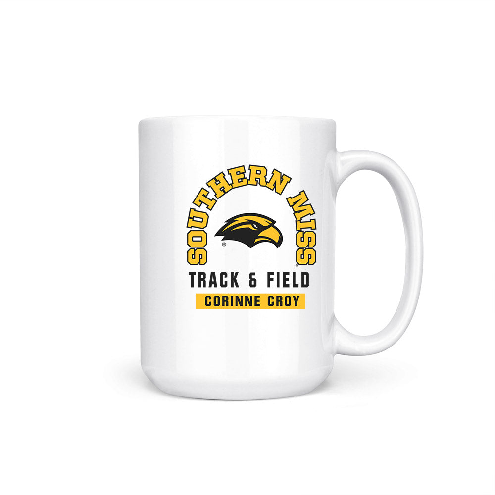 Southern Miss - NCAA Women's Track & Field : Corinne Croy - Coffee Mug-0