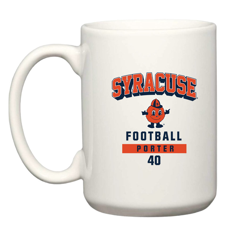 Syracuse - NCAA Football : Tommy Porter - Coffee Mug