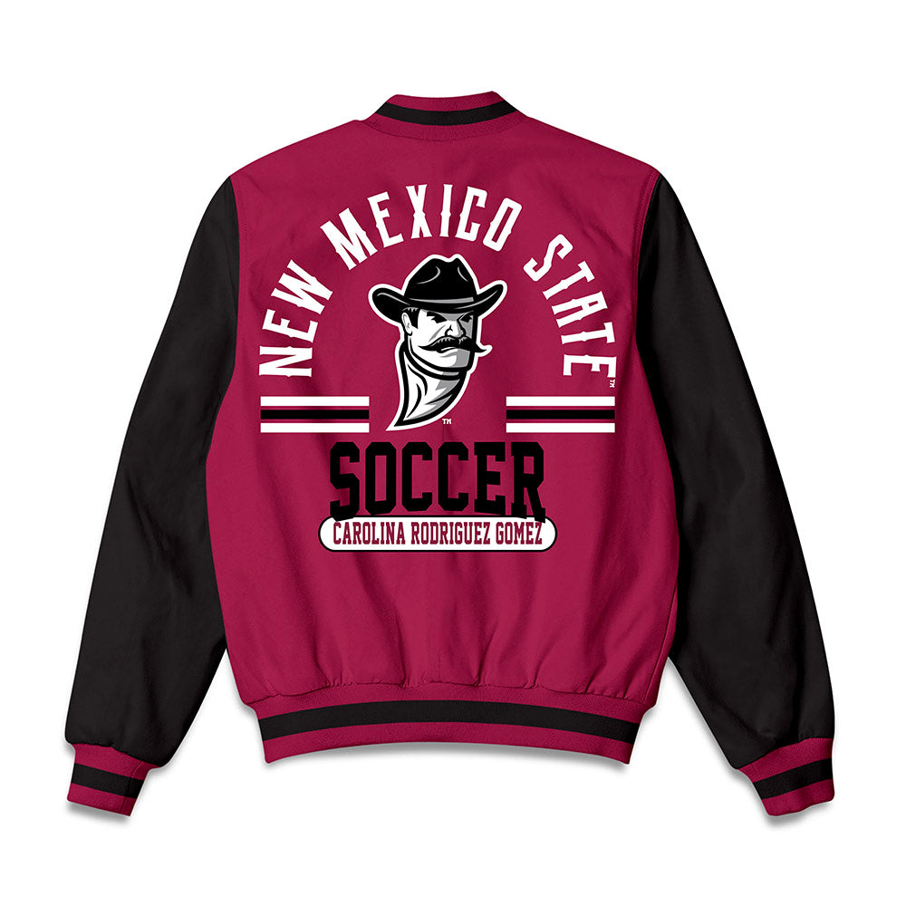 NMSU - NCAA Women's Soccer : Carolina Rodriguez Gomez - Bomber Jacket
