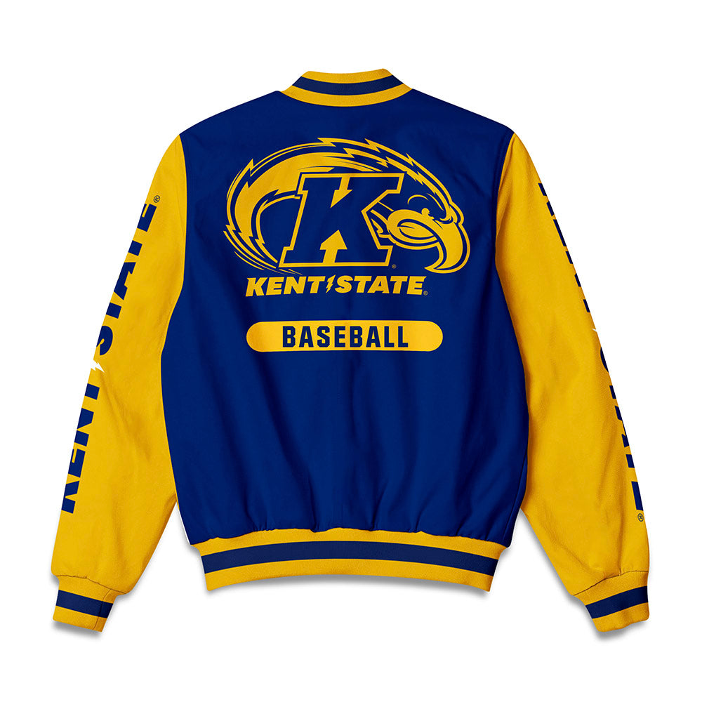 Kent State - NCAA Baseball : Braylon Schneider - Bomber Jacket-1