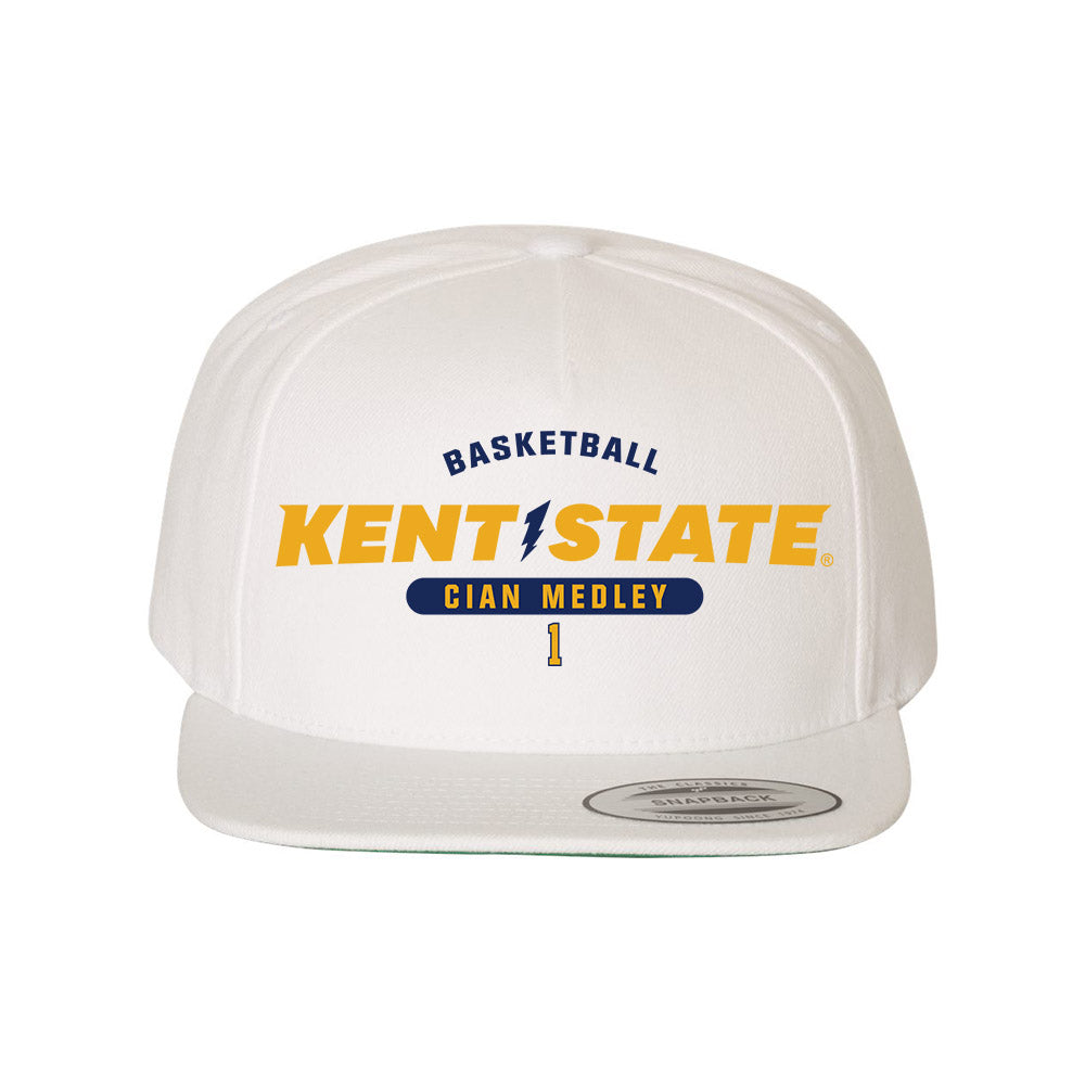 Kent State - NCAA Men's Basketball : Cian Medley - Snapback Hat-0