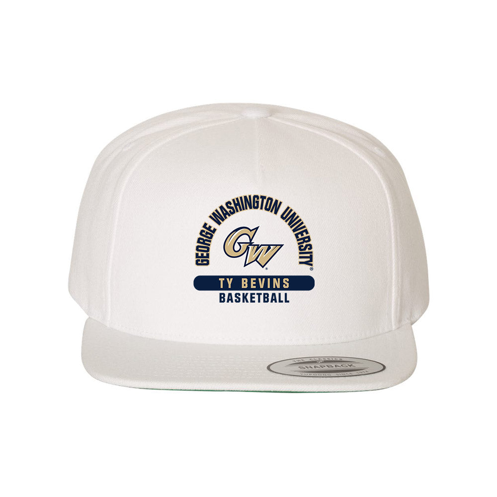 GWU - NCAA Men's Basketball : Ty Bevins - Snapback Hat-0