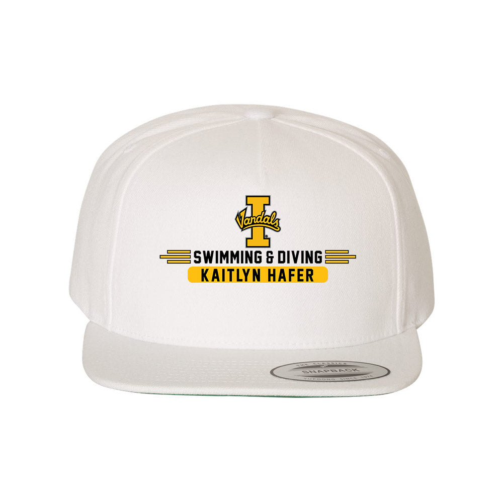Idaho - NCAA Women's Swimming & Diving : Kaitlyn Hafer - Snapback Hat-0