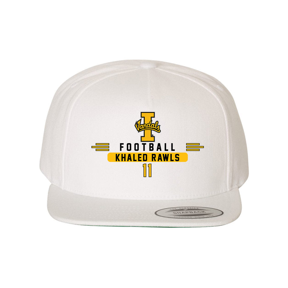 Idaho - NCAA Football : Khaled Rawls - Snapback Hat-0