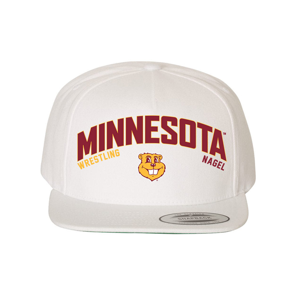 Minnesota - NCAA Wrestling : Gabe Nagel - Snapback Hat-0